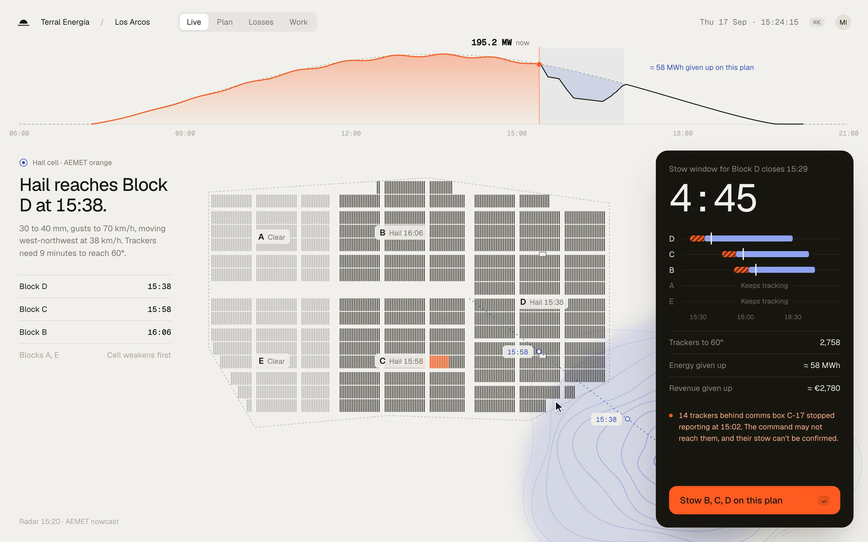 Albedo product screen